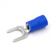 Ακροδέκτης Δίχαλο 1.5-2.5mm² 4mm Μπλέ (Συσκ. 100τεμ.) SVS 2-4